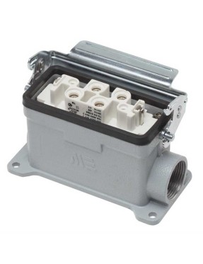 Mete Enerji 403608S 4/2X80/16A Çoklu Duvar Prizi (Tek Metal Mandallı) 400-830 V