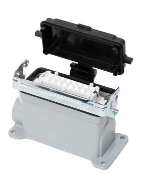 Mete Enerji 403722S 16X16A Çoklu Duvar Prizi (Tek Met.MandallıMen.Kapak) 400 V