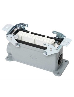 Mete Enerji 403048S 24X16A Duvar Priz Çift Girişli Metal Mandallı 400 V