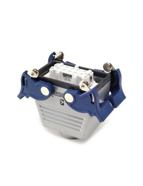 Emas EBM10PU34 Metal 10 Kontak Uzatma Tipi Priz 16A Üstten Girişli 4 Mandallı