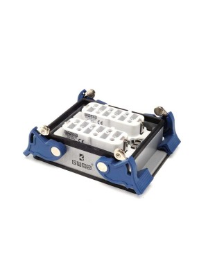 Emas EBM612PM44 Metal 12 Kontak Makine Tipi Priz 35A Alttan Girişli 4 Mandallı