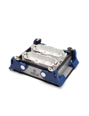Emas EBM612FM44 Metal 12 Kontak Makine Tipi Fiş 35A Alttan Girişli 4 Mandallı