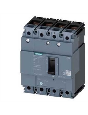 Siemens Sentron 3VM1163-4EE42-0AA0 Termik Manyetik Şalter 63A 4 Kutuplu 36kA TM220 Termik Ayar 44-63A Manyetik Ayar 630A
