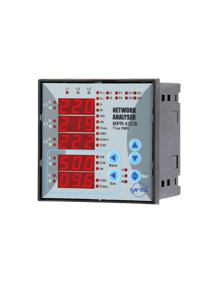 ENTES MPR-53S-96 ŞEBEKE ANALİZÖRÜ ENTES MPR-53S-96 ŞEBEKE ANALİZÖRÜ