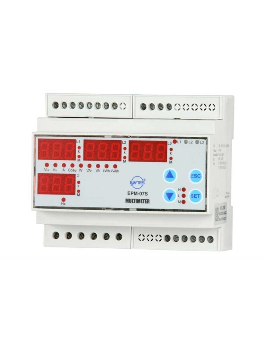 ENTES EPM-07S-DIN ŞEBEKE ANALİZÖRÜ ENTES EPM-07S-DIN ŞEBEKE ANALİZÖRÜ