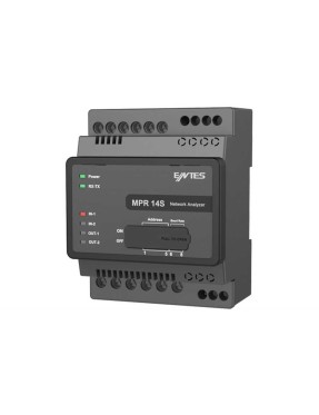 Entes M3608 MPR-17S-23 Şebeke Analizörü 95-270VAC/DC 2 Dijital Giriş 2 Dijital Çıkış 1 Analog Çıkışlı RS-485 DIN4