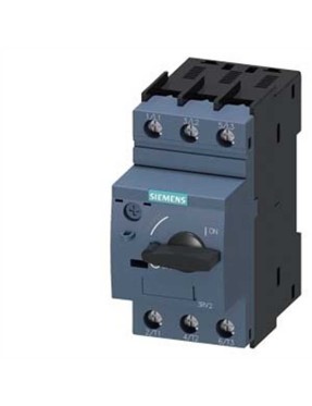 Siemens 3RV2021-1JA10 7-10A S0 Boy Motor Koruma Şalteri Tepki Akımı 130A Vida Bağlantılı 100kA