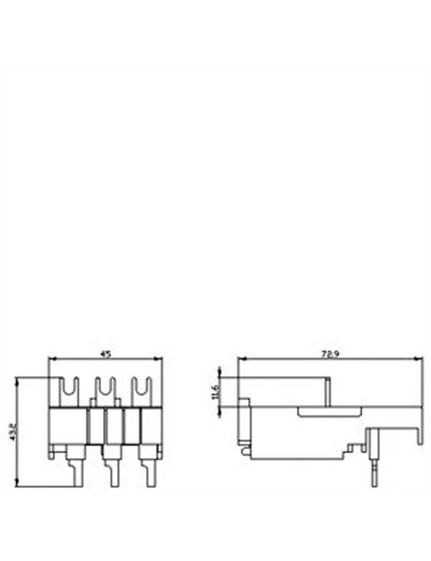 Siemens 3RA2921-1AA00 3Rv2 Motor Koruma Şalteri Aksesuarı S00 Kontaktör S0 Güç Şalteri Ara Bağlantı Parçası Siemens 3RA2921-1AA00 3Rv2 Motor Koruma Şalteri Aksesuarı S00 Kontaktör S0 Güç Şalteri Ara Bağlantı Parçası
