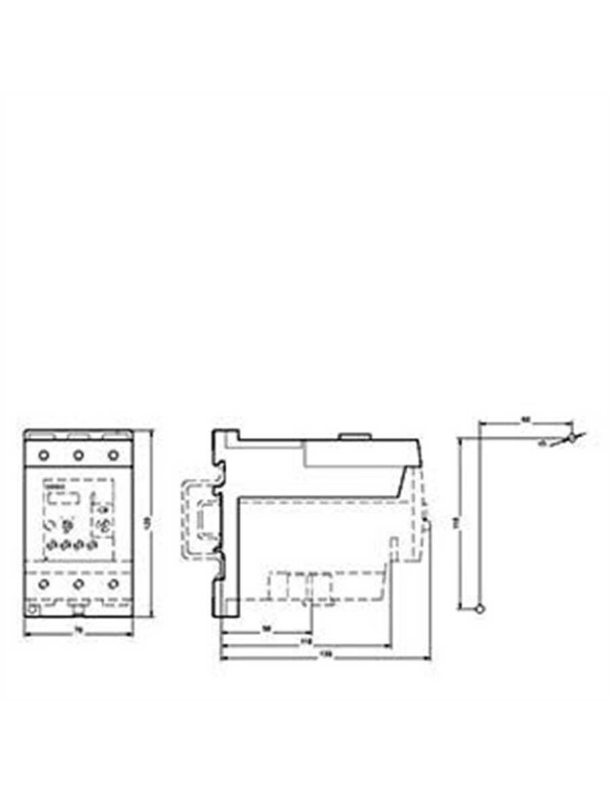 Siemens 3RU1946-3AA01 Termik Röle Raya Montaj Parçası S3 Siemens 3RU1946-3AA01 Termik Röle Raya Montaj Parçası S3