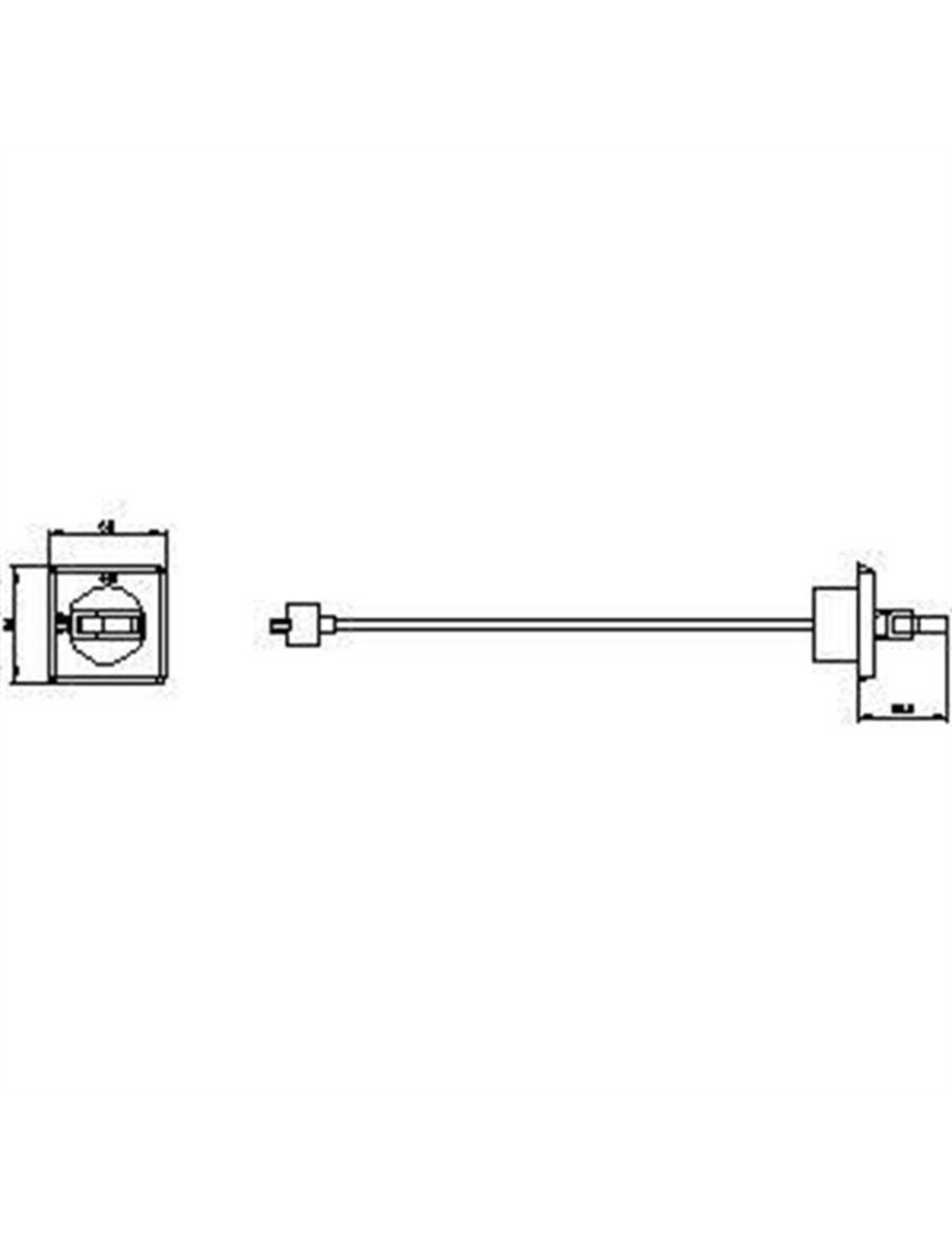 Siemens 3RV2926-0L Motor Koruma Şalteri Aksesuarı Acil Stop Kapı Tahrik Mekanizması Boy S0 S3 330Mm Siemens 3Rv2926 0L Motor Koruma Şalteri Aksesuarı Acil Stop Kapı Tahrik Mekanizması Boy S0 S3 330Mm