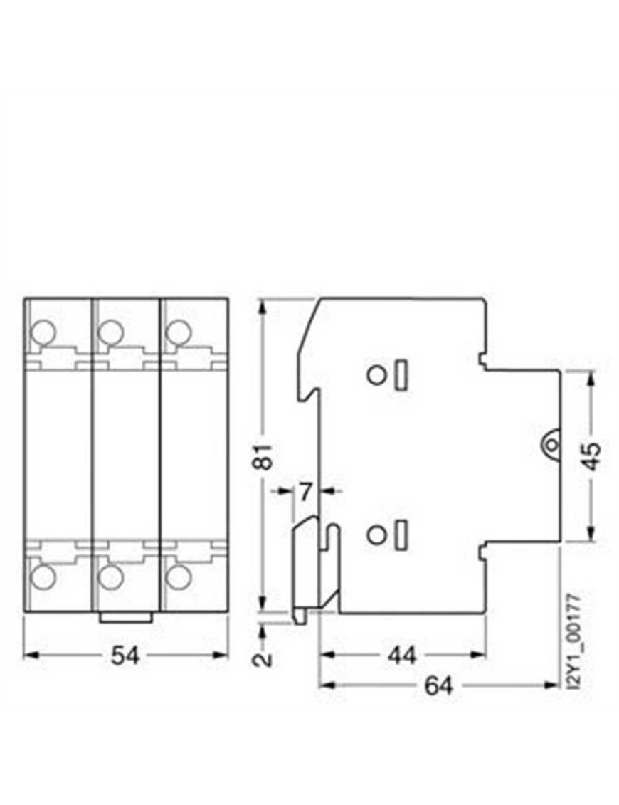 Siemens 3Nw7333 Silindirik Sigorta Yuvası Kartuş Sigorta Yuvası 8X32Mm 3 Kutup 20 A Siemens 3Nw7333 Silindirik Sigorta Yuvası Kartuş Sigorta Yuvası 8X32Mm 3 Kutup 20 A