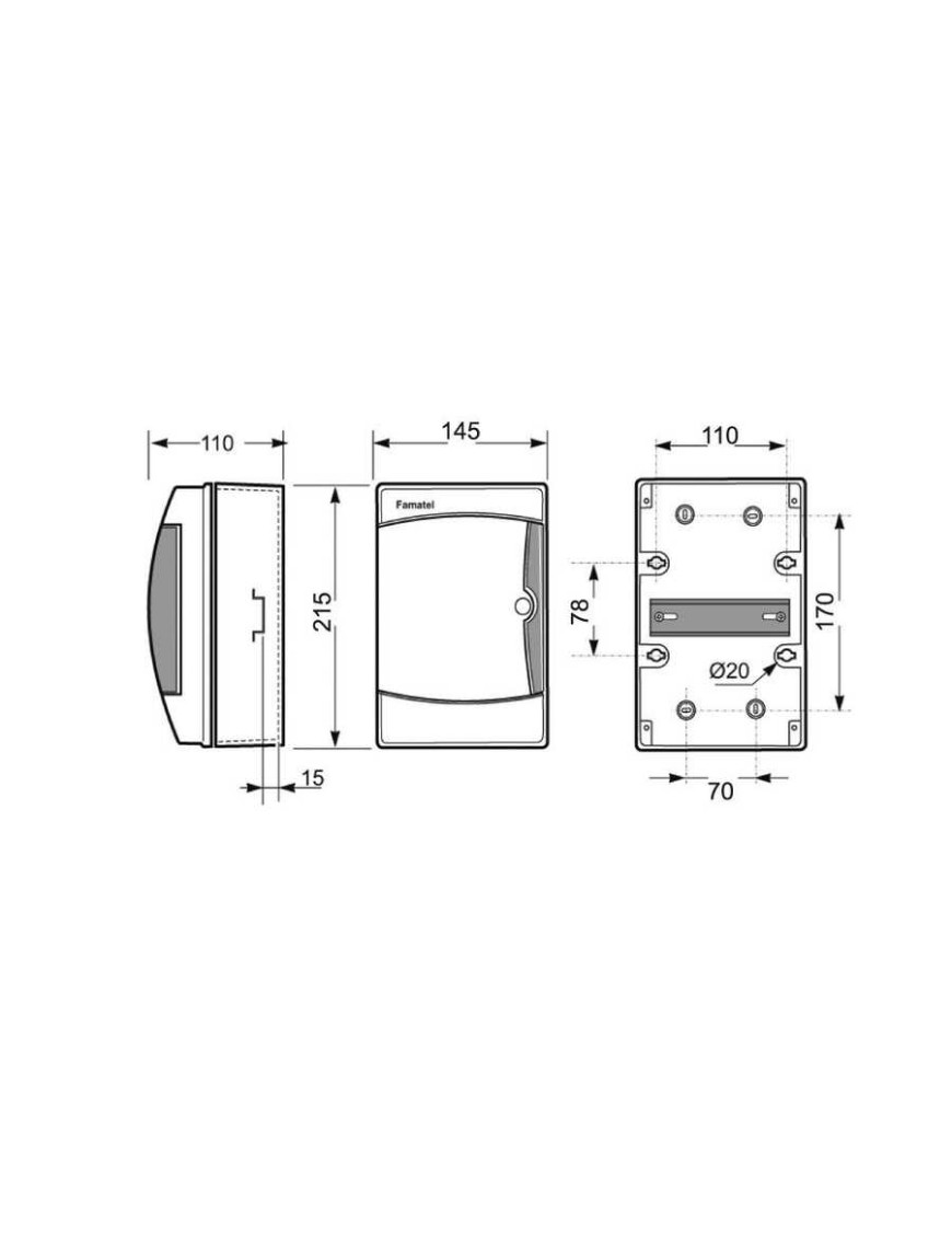 Mete Enerji T3904-T 217X141X105 Sigorta Kutusu (4Lü) METE ENERJİ T3904-T 217x141x105 SİGORTA KUTUSU (4LÜ)