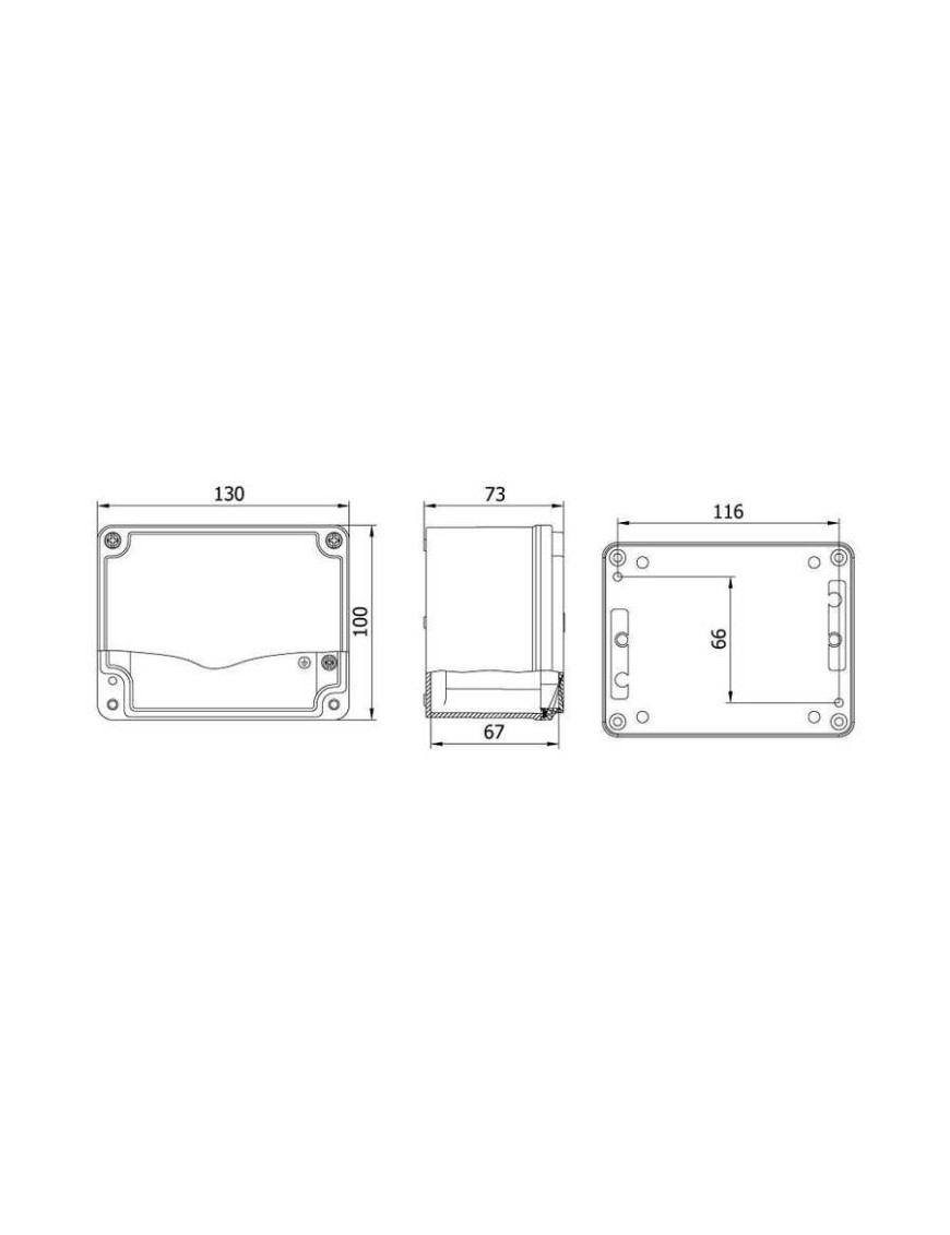 Mete Enerji 402508 100X130X73 Alüminyum Buat METE ENERJİ 402508 100x130x73 ALÜMİNYUM BUAT