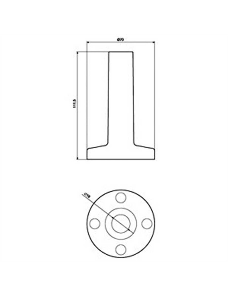 Siemens 8Wd4308 0Da 8Wd Bağlantı Elemanı 100 Mm Borulu Montaj Ayağı 70 Mm E Uyumlu Siemens 8Wd4308 0Da 8Wd Bağlantı Elemanı 100 Mm Borulu Montaj Ayağı 70 Mm E Uyumlu