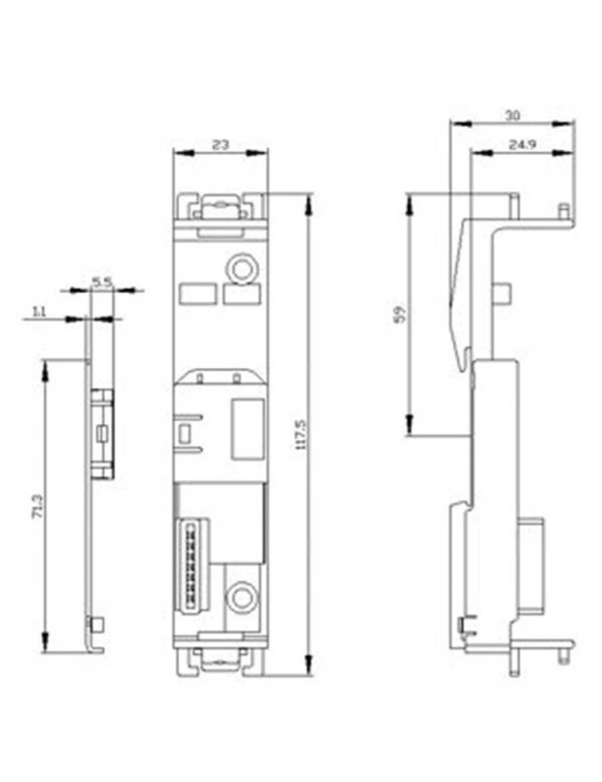Siemens 3Zy1212 2Fa00 Sirius 3Rm1 Motor Yolverici Cihaz Sonlandırma Terminali En Sağdaki Modülü Takılır Siemens 3Zy1212 2Fa00 Sirius 3Rm1 Motor Yolverici Cihaz Sonlandırma Terminali En Sağdaki Modülü Takılır