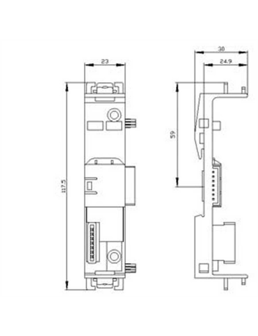 Siemens 3Zy1212 2Ba00 Cihaz Konnektörü Type 1 22 5Mm Siemens 3Zy1212 2Ba00 Cihaz Konnektörü Type 1 22 5Mm