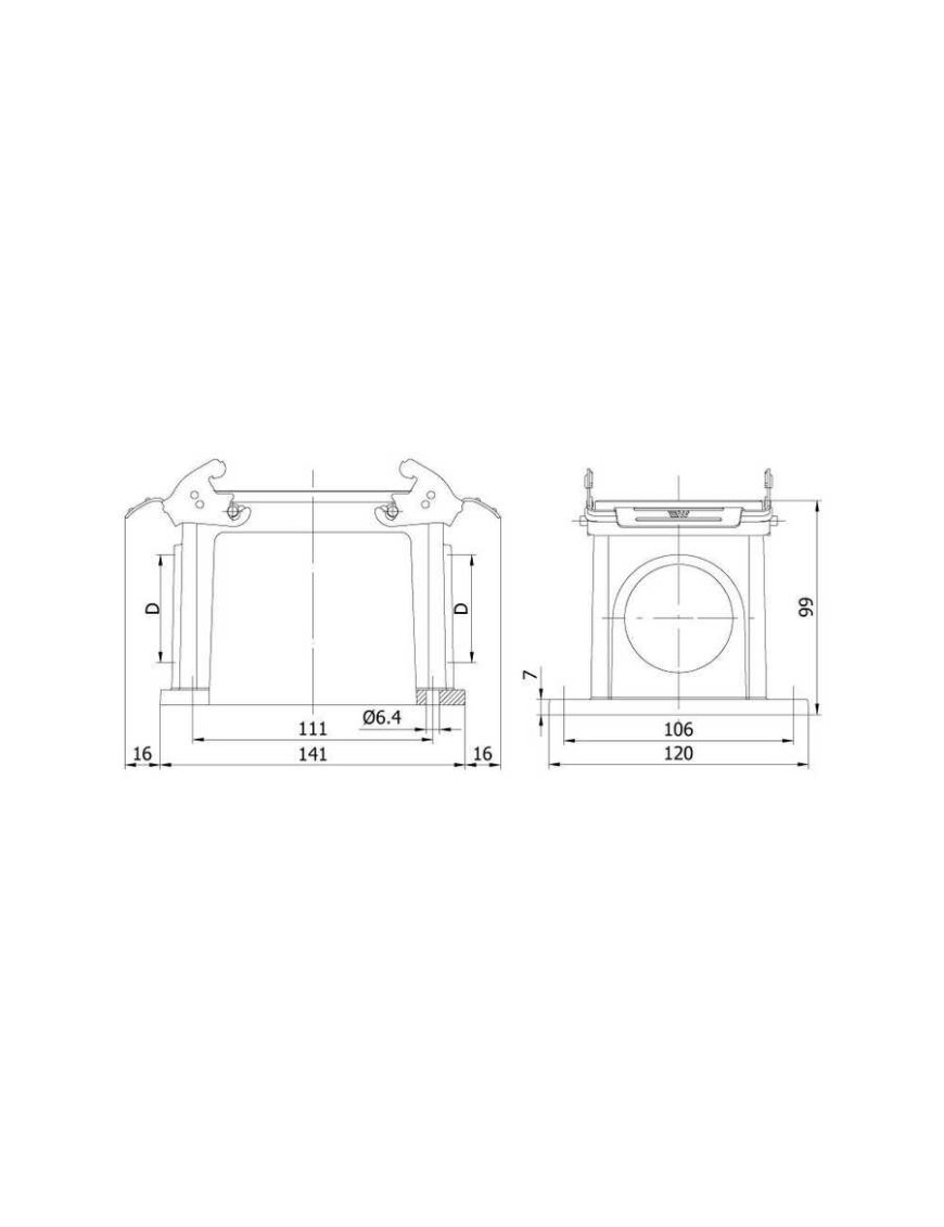Mete Enerji 403087S 48X16A Duvar Prizi (Çift Girişli) Metal Mandallı 400 V METE ENERJİ 403087S 48x16A. DUVAR PRİZİ (ÇİFT GİRİŞLİ) METAL MANDALLI 400 V