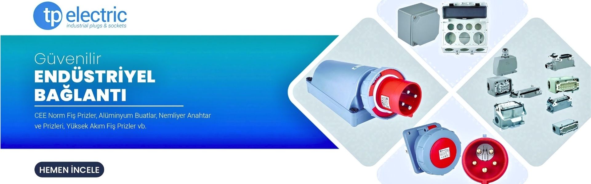 TP Electric  Marka Ürünler Faz Nötr Al Götür'de