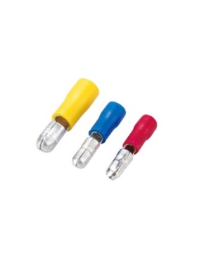 Molwex 008 001 0.5-1.5mm2 İzoleli Yuvarlak Erkek Fiş Kırmızı