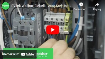 Schneider EVH2S22P04K EVlink Wallbox 22kW 1xT2 Soket Elektrikli Araç Şarj İstasyonu 3606485406022